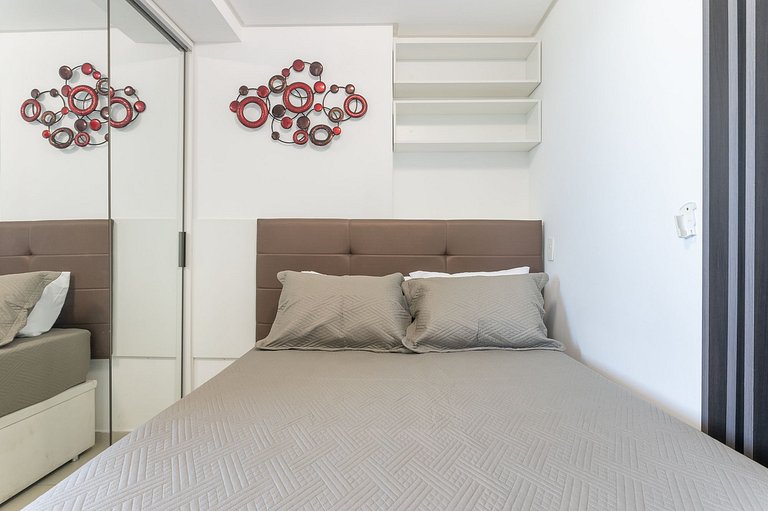 Studio com Rooftop e Piscina em Olinda - JAM907C