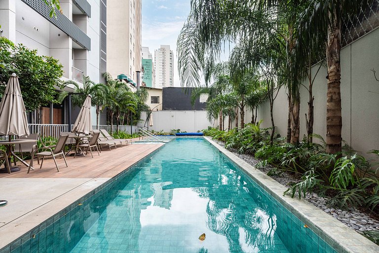 Piscina e Academia ao lado do Metrô - H104