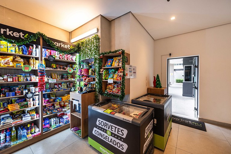 Studio c/ Piscina e Academia perto do Metrô - H104