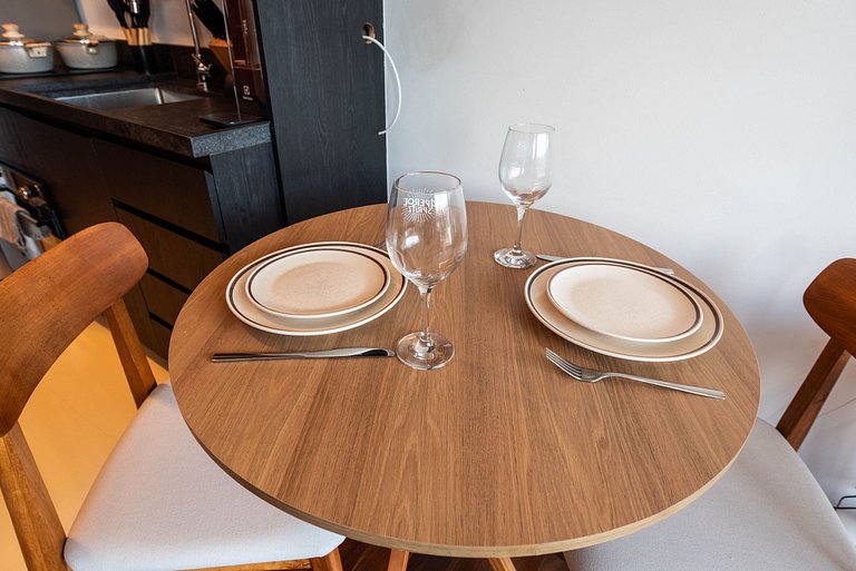 Studio em Pinheiros com Piscina Rooftop - P507