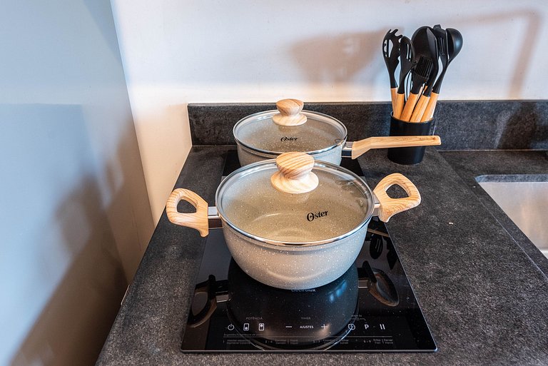 Studio em Pinheiros com Piscina Rooftop - P507