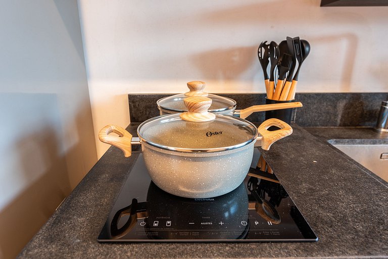 Studio em Pinheiros com Piscina Rooftop - P507