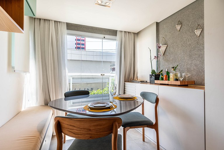 Apt Premium em Pinheiros | Piscina/Coworking - H12