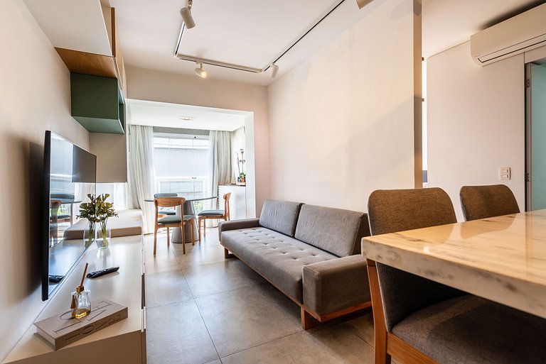 Apt Premium em Pinheiros | Piscina/Coworking - H12