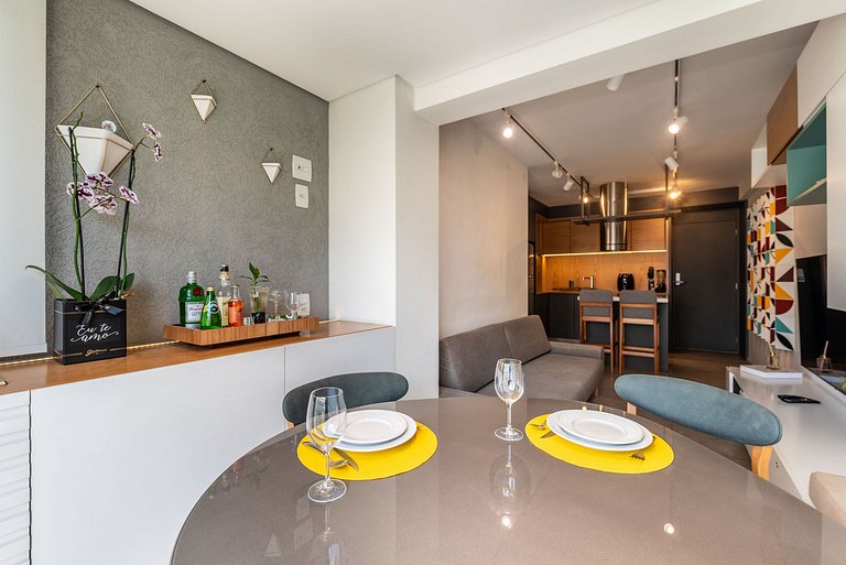 Apt Premium em Pinheiros | Piscina/Coworking - H12