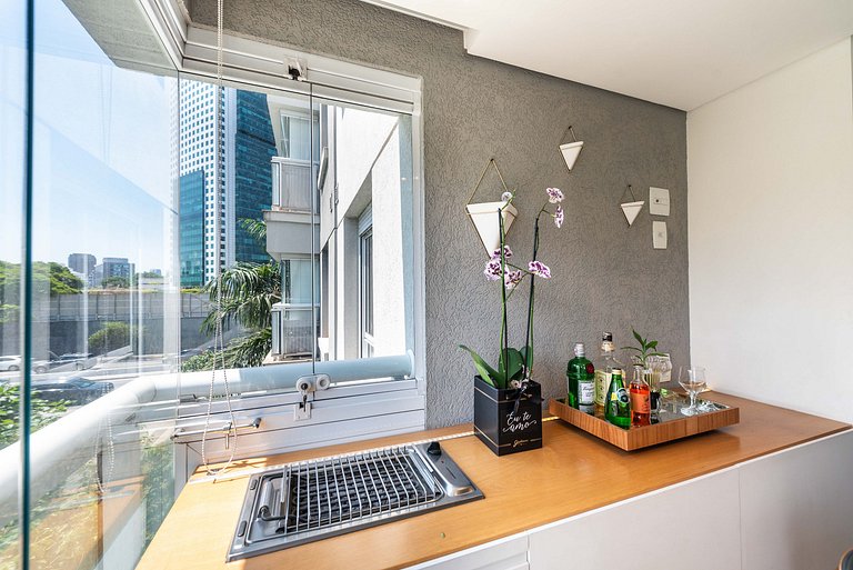 Apt Premium em Pinheiros | Piscina/Coworking - H12