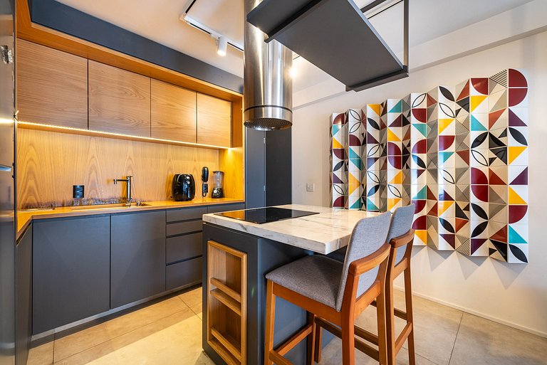 Apt Premium em Pinheiros | Piscina/Coworking - H12