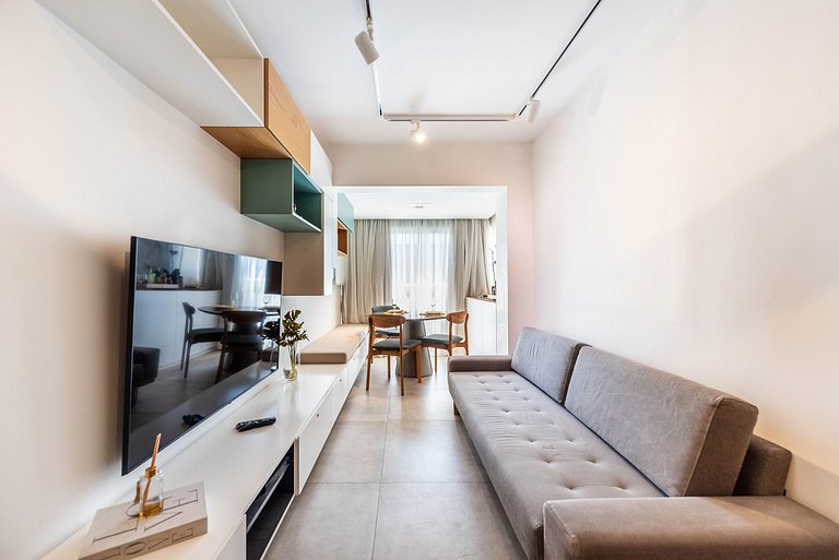 Apt Premium em Pinheiros | Piscina/Coworking - H12