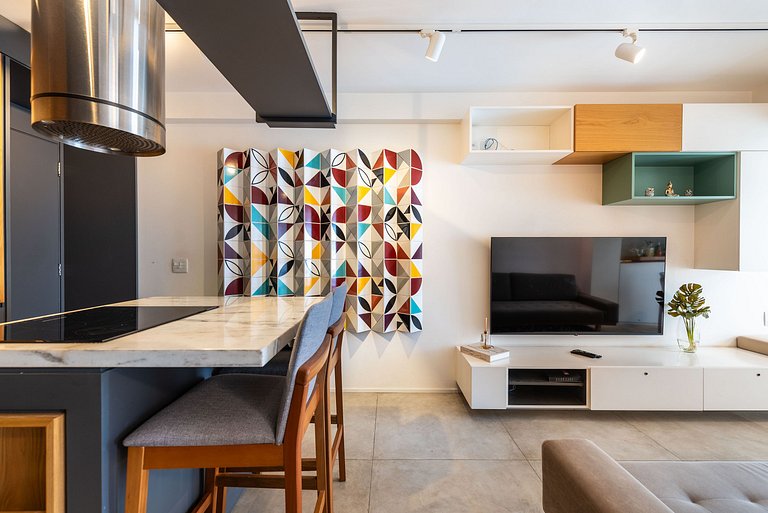 Apt Premium em Pinheiros | Piscina/Coworking - H12