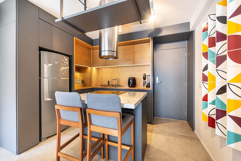 Apt Premium em Pinheiros | Piscina/Coworking - H12