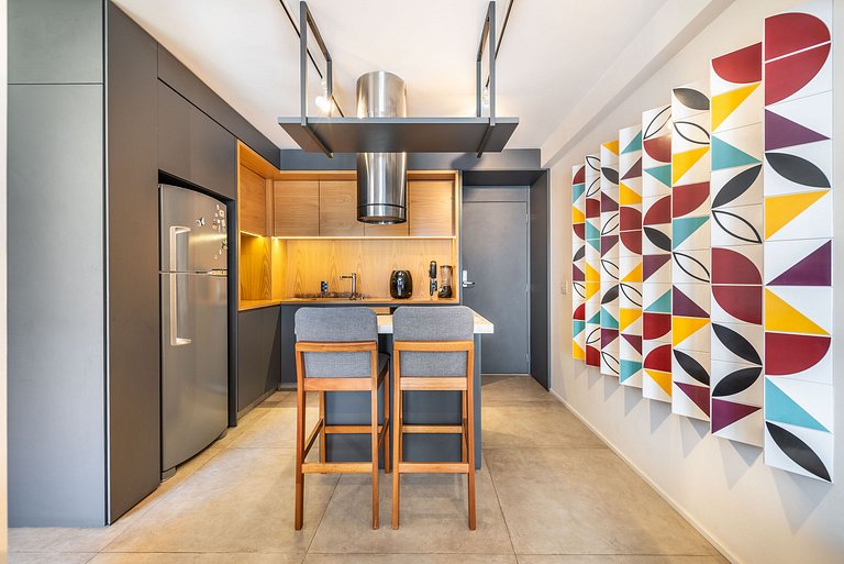 Apt Premium em Pinheiros | Piscina/Coworking - H12