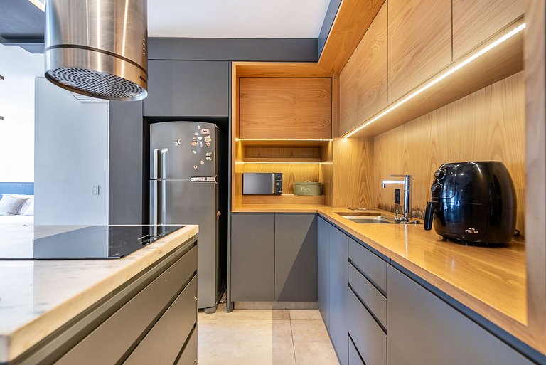 Apt Premium em Pinheiros | Piscina/Coworking - H12