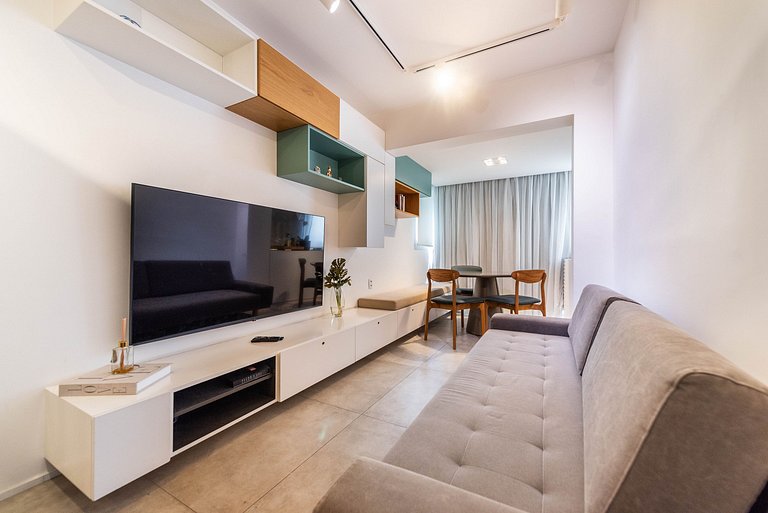 Apt Premium em Pinheiros | Piscina/Coworking - H12