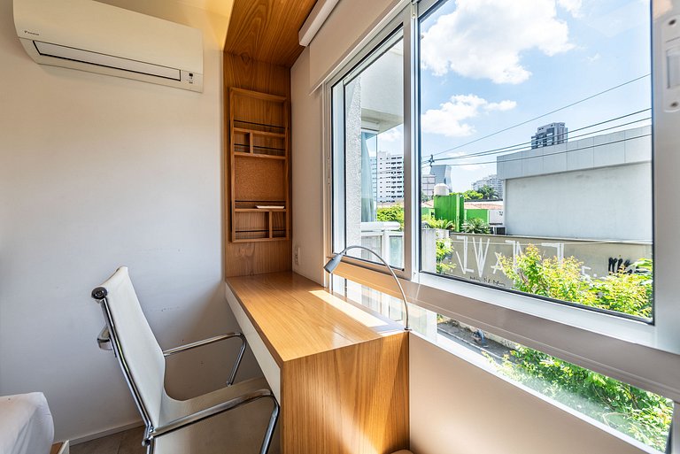 Apt Premium em Pinheiros | Piscina/Coworking - H12