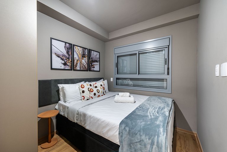 Studio em Indianópolis com academia - NI410