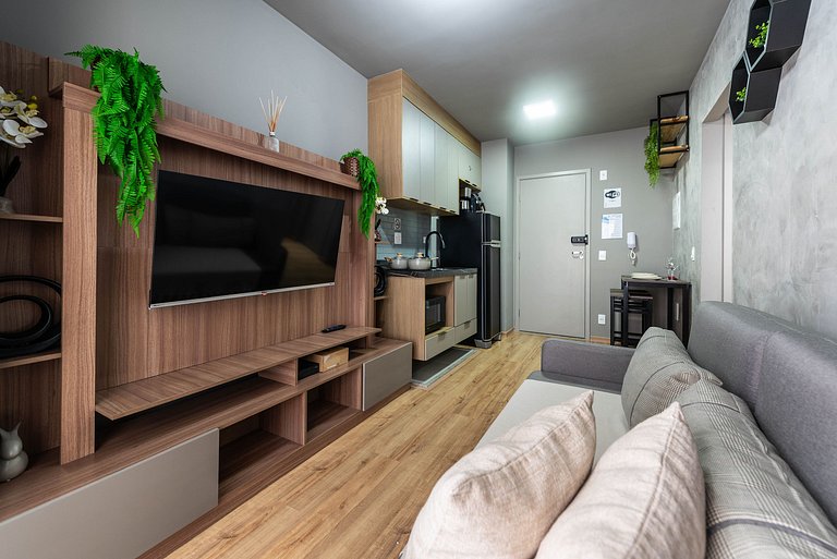 Studio em Indianópolis com academia - NI410