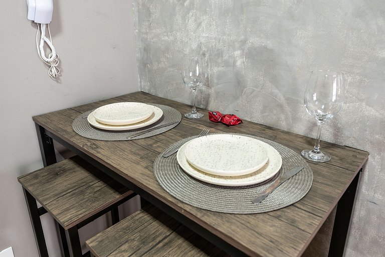 Studio em Indianópolis com academia - NI410