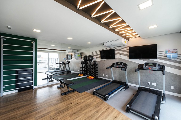 Studio em Indianópolis com academia - NI410