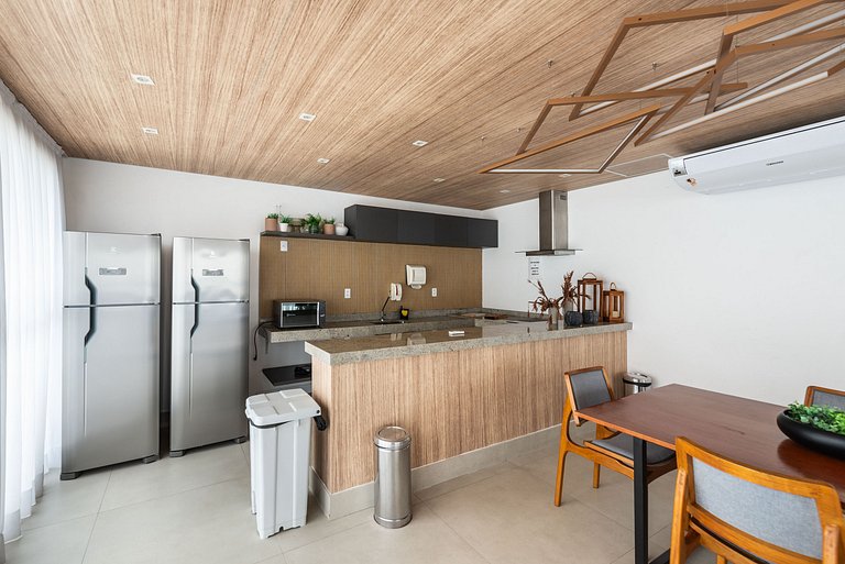 Studio em Indianópolis com academia - NI410