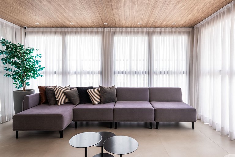 Studio em Indianópolis com academia - NI410