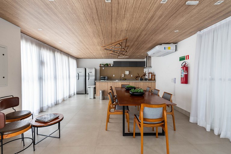 Studio em Indianópolis com academia - NI410