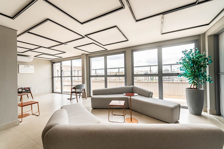 Studio em Indianópolis com academia - NI410