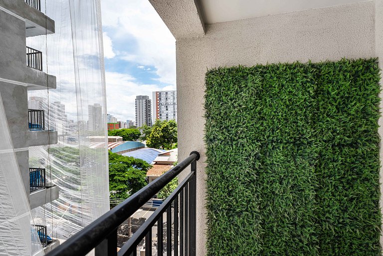 Studio em Indianópolis com academia - NI410