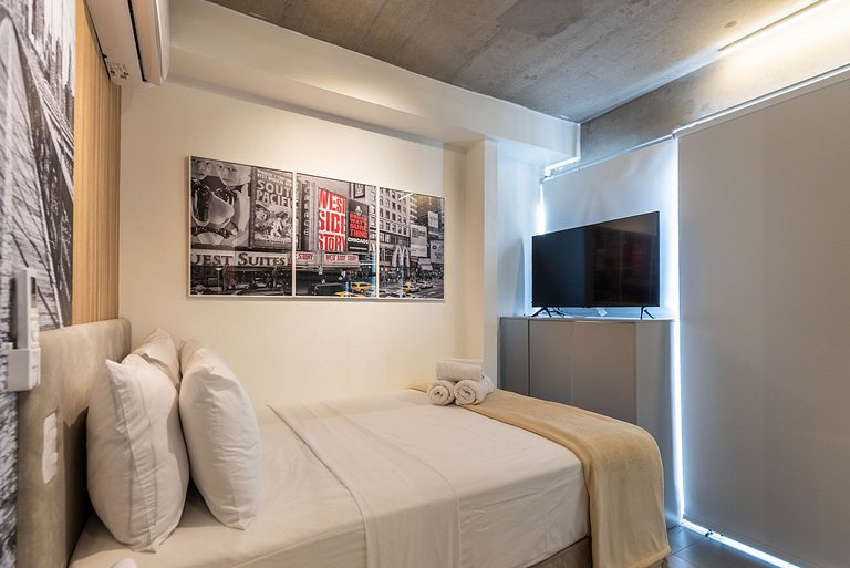 Studio Moderno com Academia e Vista - VN1407