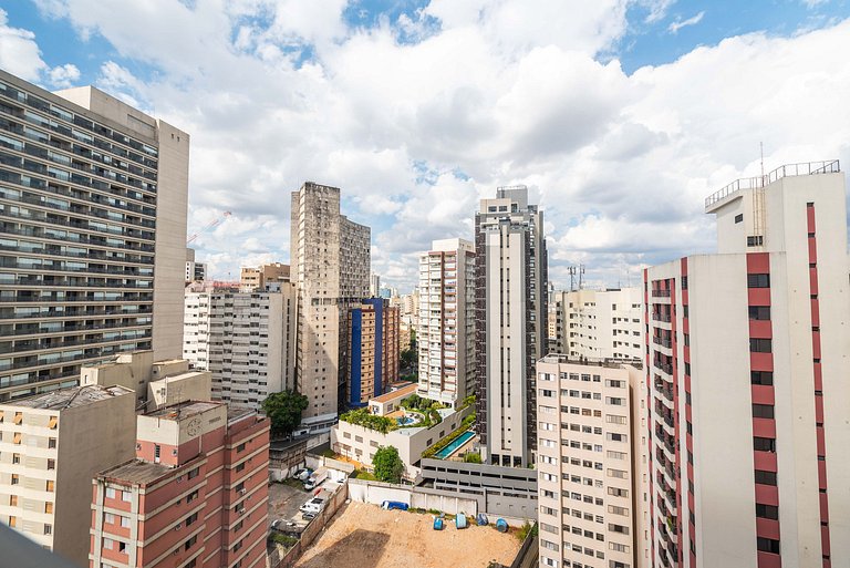 Studio Moderno com Academia e Vista - VN1407