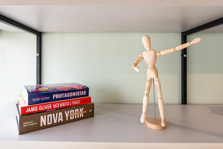 Studio Moderno com Academia e Vista - VN1407