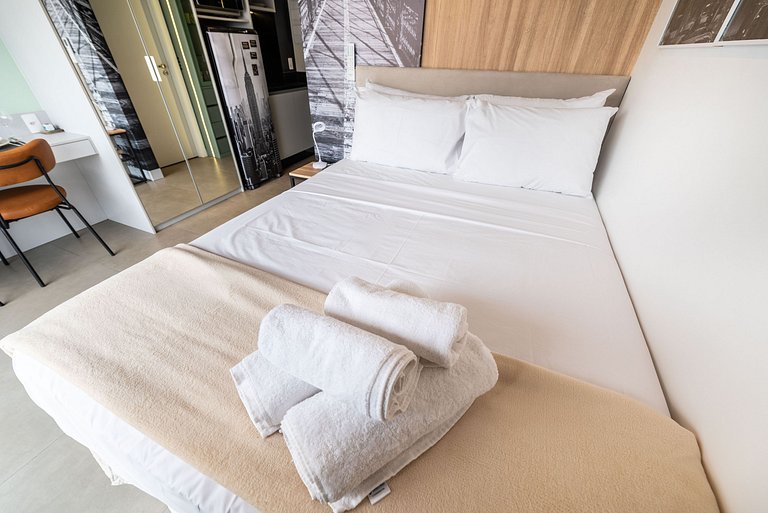 Studio Moderno com Academia e Vista - VN1407