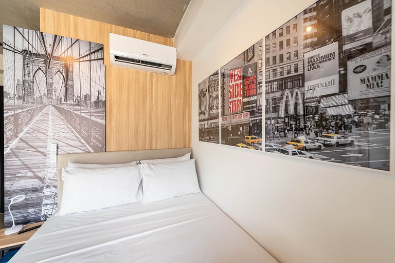 Studio Moderno com Academia e Vista - VN1407