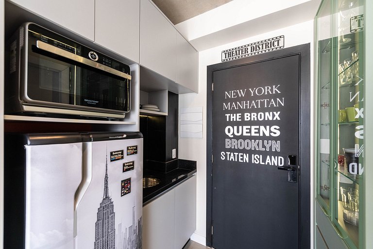 Studio Moderno com Academia e Vista - VN1407