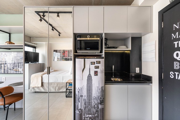 Studio Moderno com Academia e Vista - VN1407