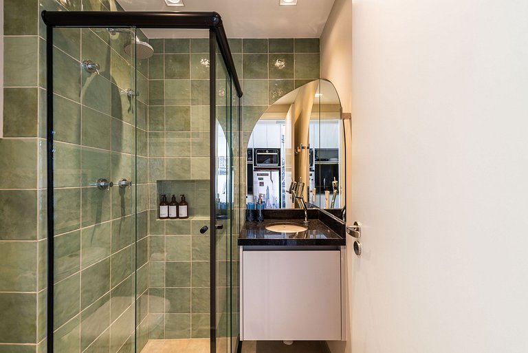 Studio Moderno com Academia e Vista - VN1407