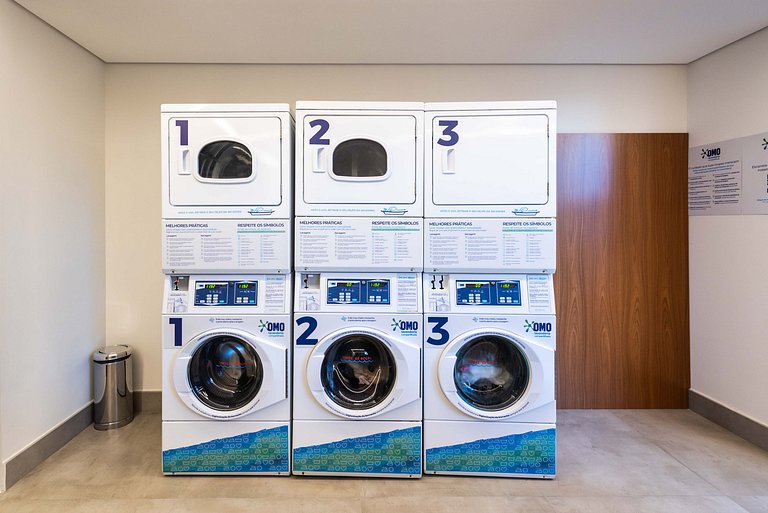 Studio Moderno com Academia e Vista - VN1407