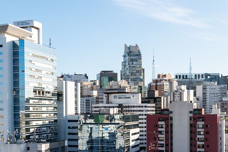 Studio Moderno com Academia e Vista - VN1407