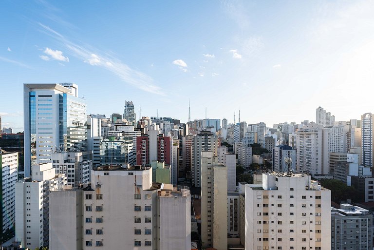 Studio Moderno com Academia e Vista - VN1407