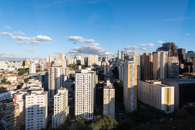 Studio Moderno com Academia e Vista - VN1407