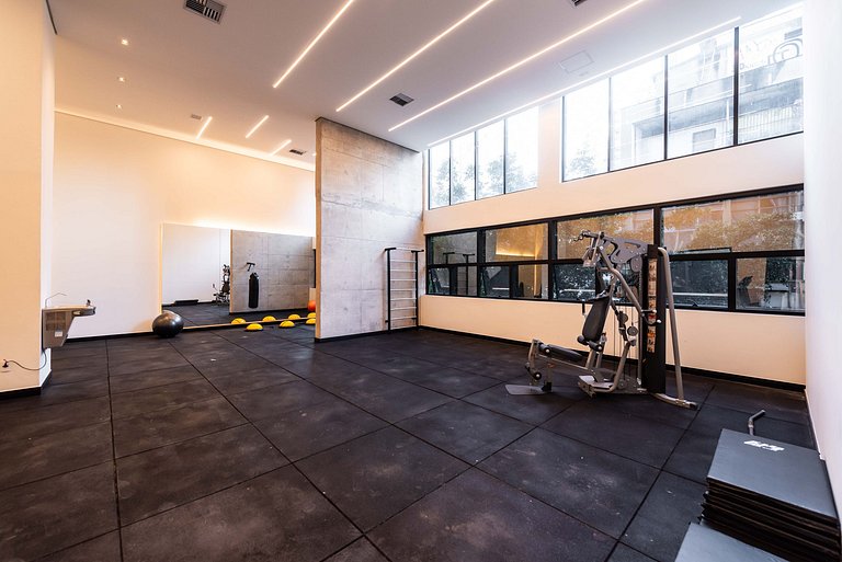 Studio Moderno com Academia e Vista - VN1407