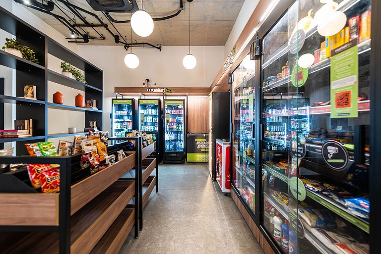 Studio Moderno com Academia e Vista - VN1407