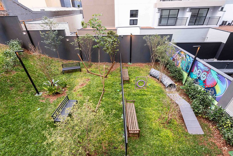 Studio Moderno com Academia e Vista - VN1407