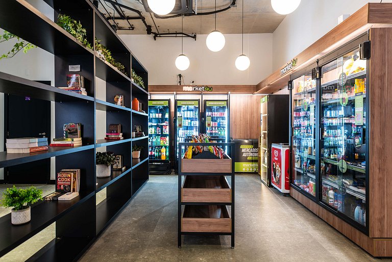 Studio Moderno com Academia e Vista - VN1407