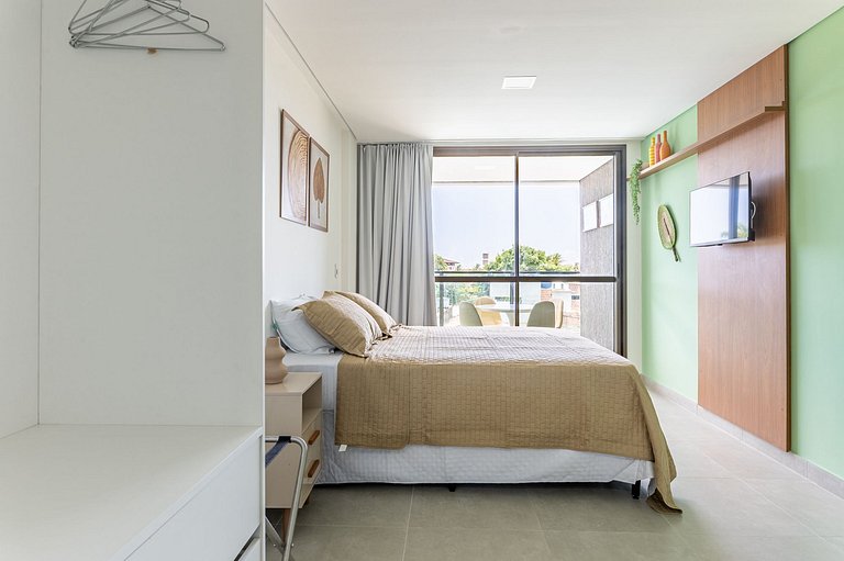 Estrutura de resort e flat pet friendly 202C