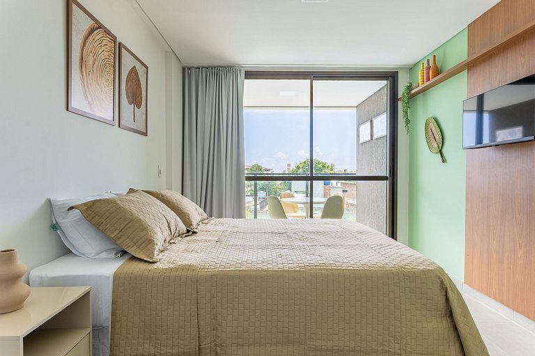 Estrutura de resort e flat pet friendly 202C