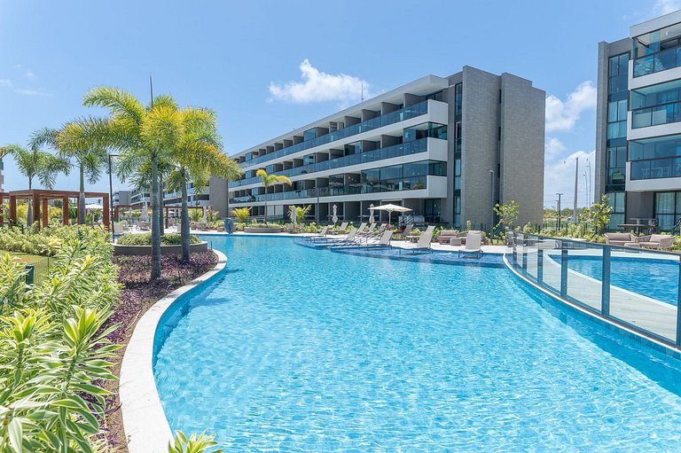 Estrutura de resort e flat pet friendly 202C