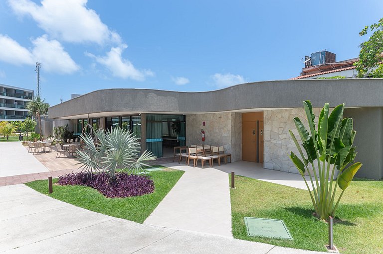 Estrutura de resort e flat pet friendly 202C