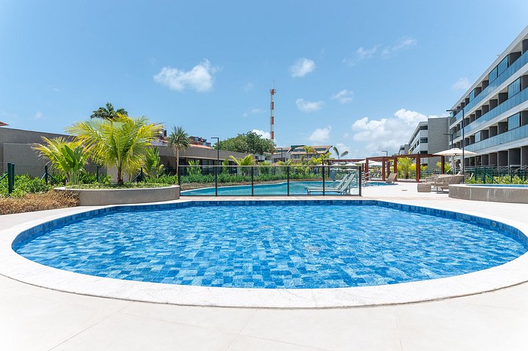 Estrutura de resort e flat pet friendly 202C