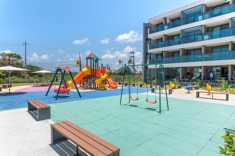 Estrutura de resort e flat pet friendly 202C