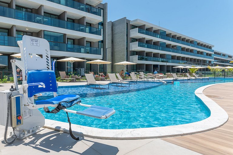 Estrutura de resort e flat pet friendly 202C